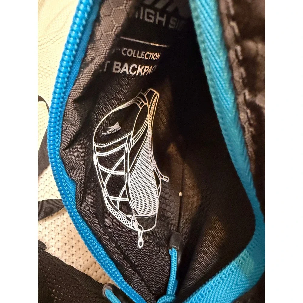 High Sierra Packable Backpack Black Grey Blue Lightweight Hiking Travel Daypack